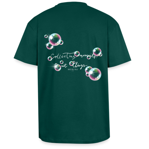 Oversized Heavyweight T-Shirt - Seifenblasen - hunter Green