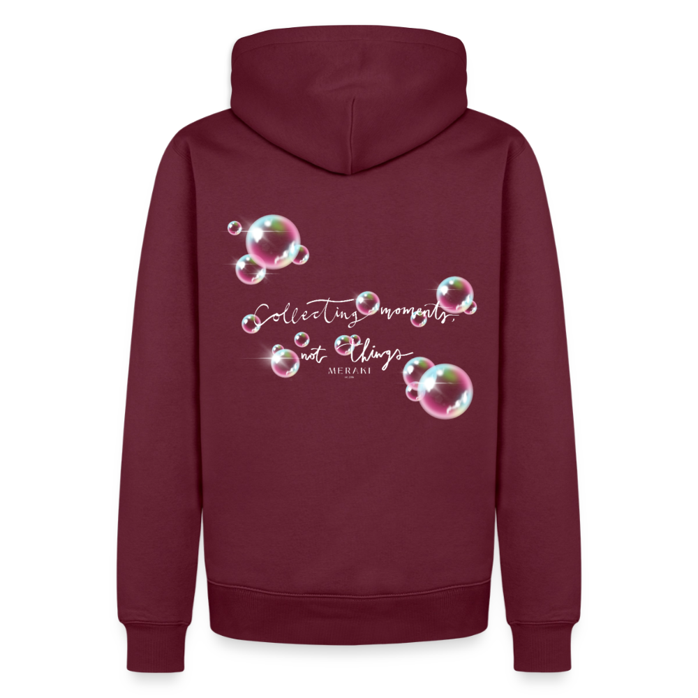 Männer Premium Hoodie - Burgunderrot