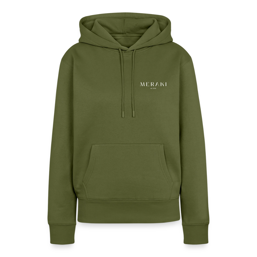 Frauen Premium Hoodie - Khaki