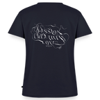 Frauen Bio-T-Shirt mit V-Ausschnitt von Stanley & Stella - Navy