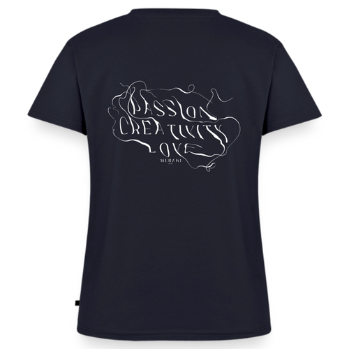 Frauen Bio-T-Shirt mit V-Ausschnitt von Stanley & Stella - Navy