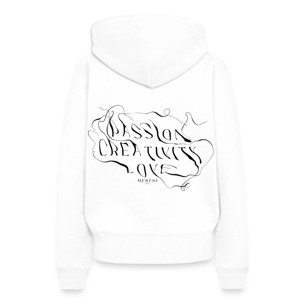 Frauen Premium Hoodie - Weiß