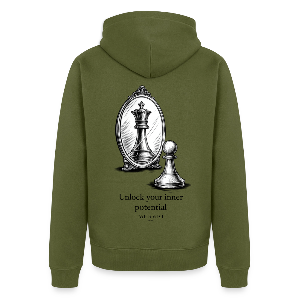 Männer Premium Kapuzenjacke - Khaki