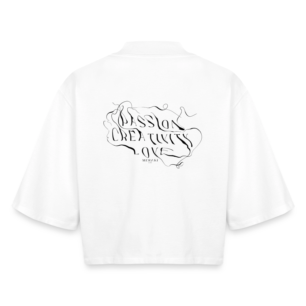 Boxy Frauen Recyceltes 1/2 Sleeved T-Shirt by Stanley/Stella - Weiß