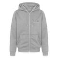 Männer Premium Kapuzenjacke - Grau meliert