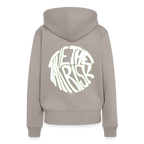 Frauen Premium Hoodie - Taupe