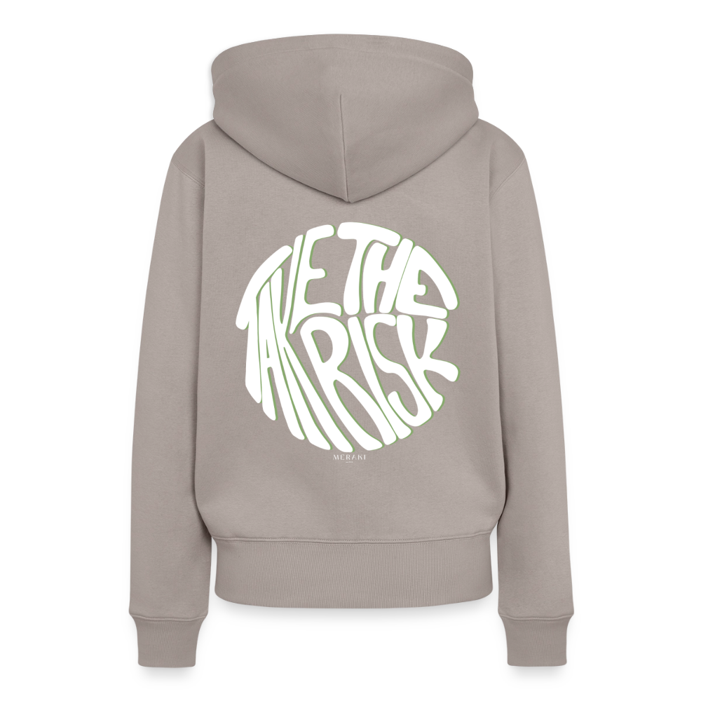Frauen Premium Hoodie - Taupe