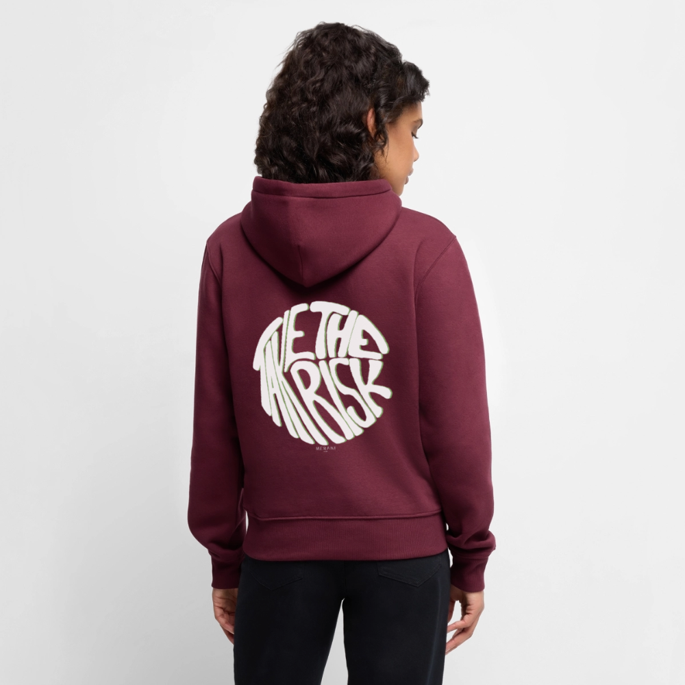 Frauen Premium Hoodie - Burgunderrot