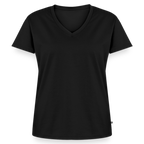 Frauen Bio-T-Shirt mit V-Ausschnitt von Stanley & Stella - Schwarz