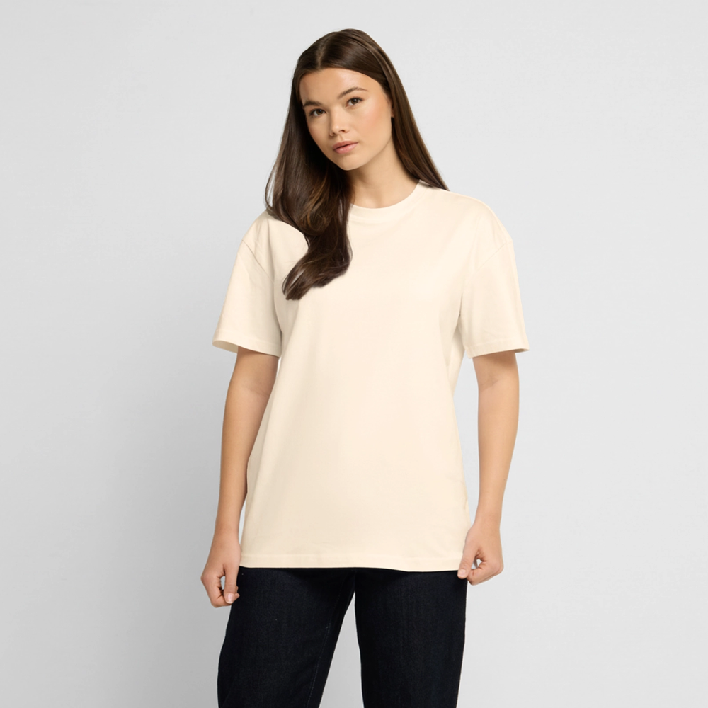 Oversized Heavyweight T-Shirt - Sommergefühle - Creme