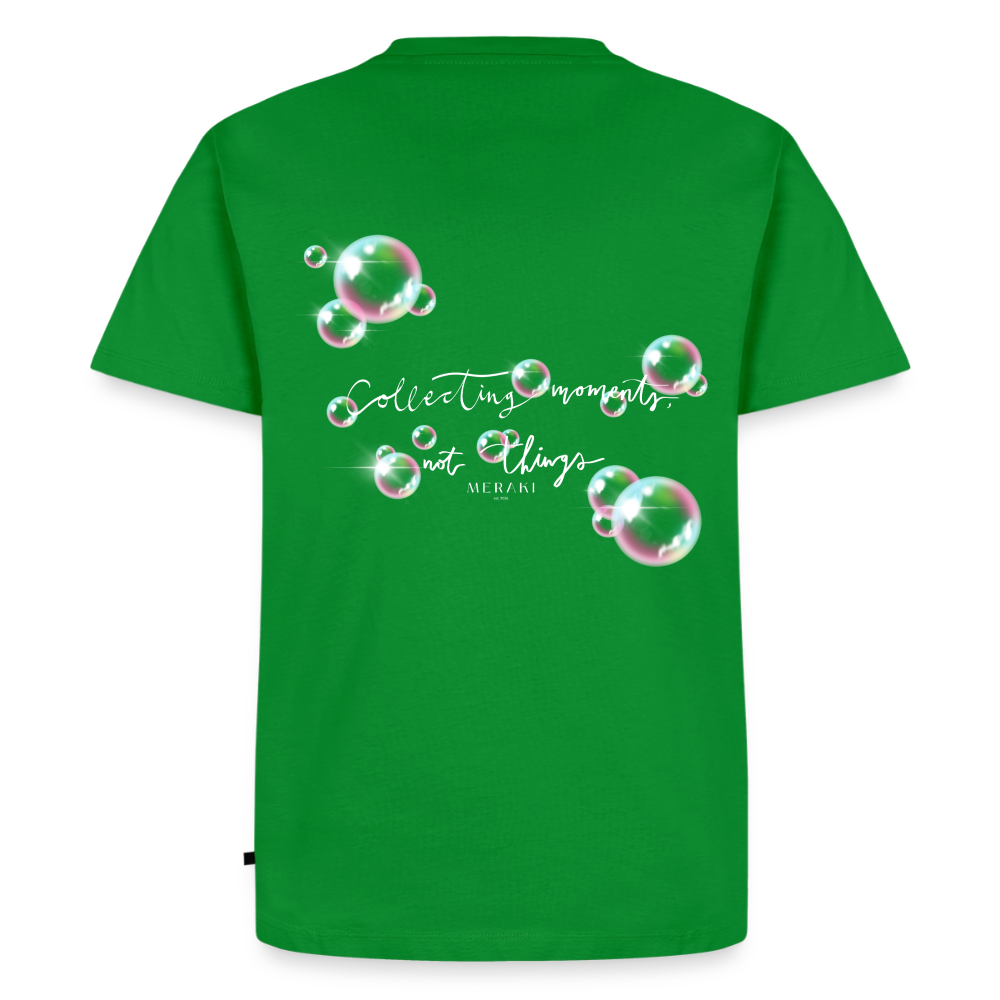 Männer Premium T-Shirt - Seifenblasen - Grün