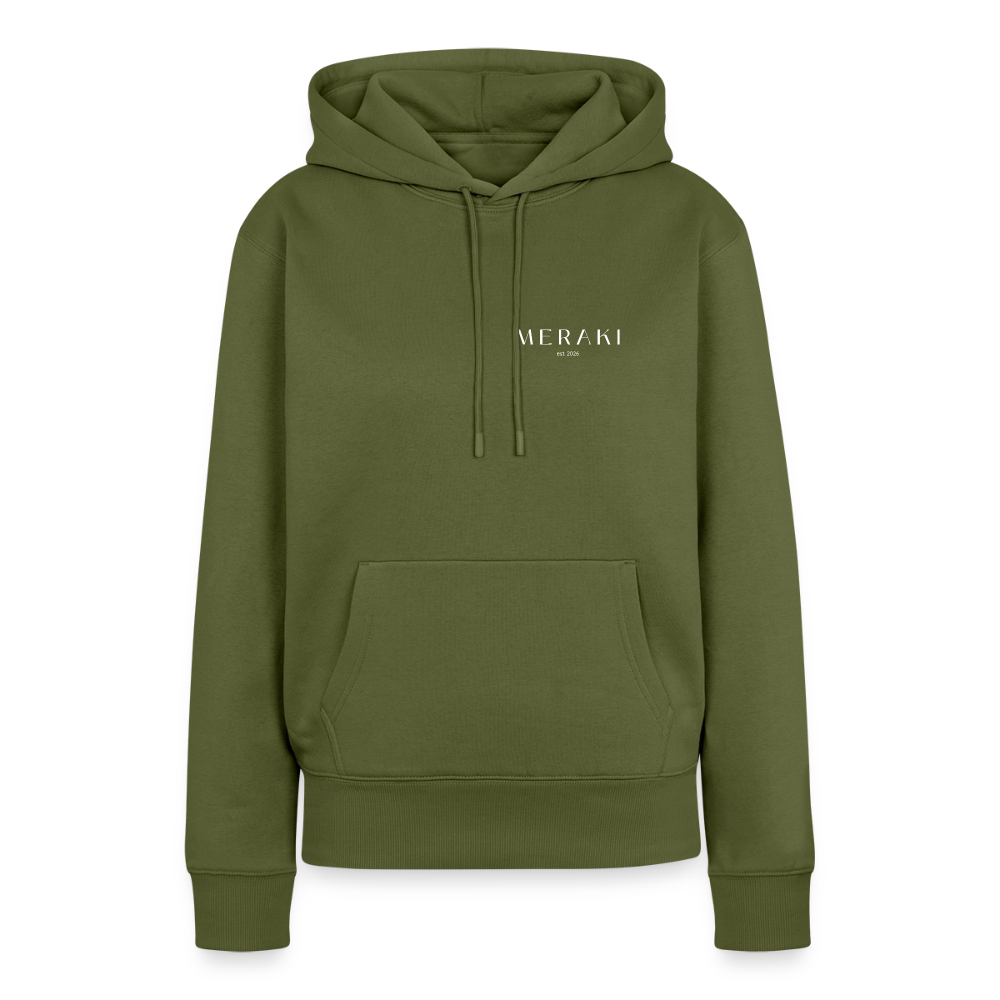Frauen Premium Hoodie - Khaki