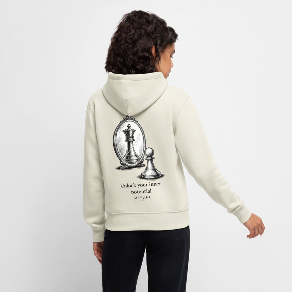 Frauen Premium Hoodie - Naturweiß