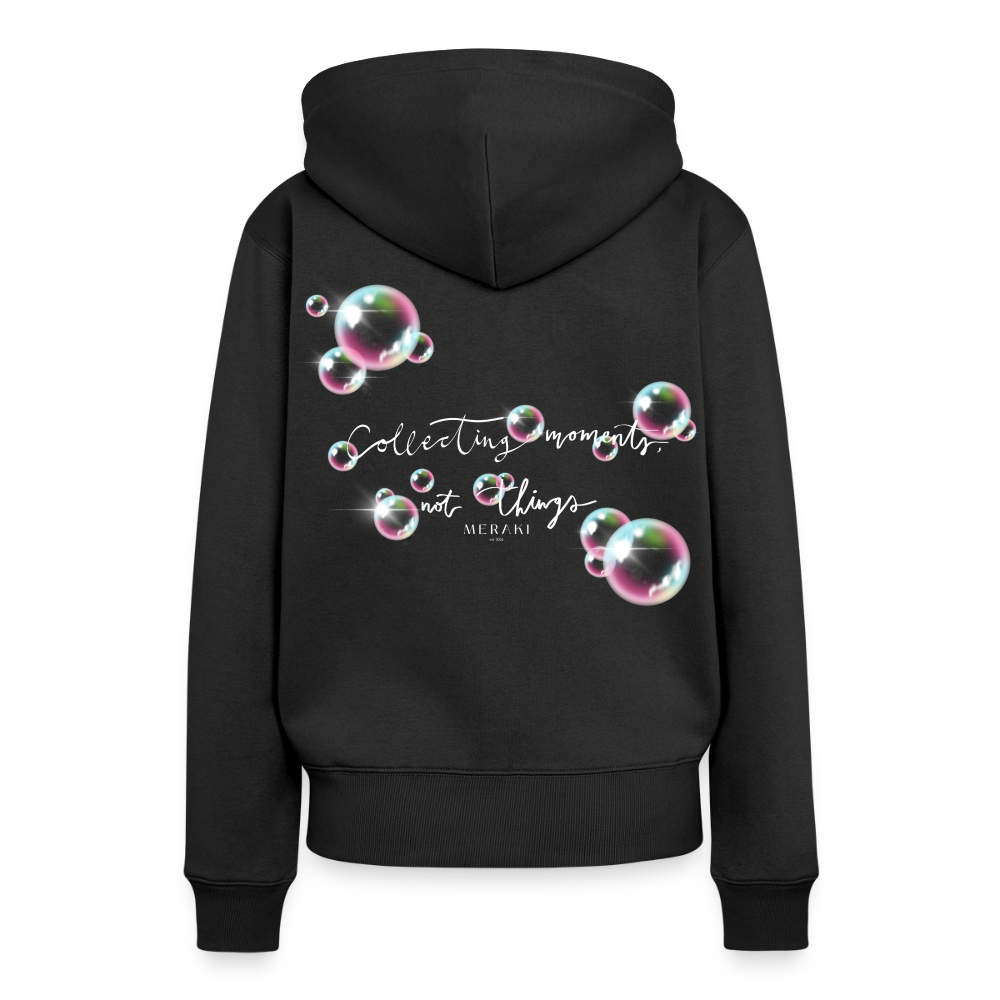 Frauen Premium Hoodie - Schwarz