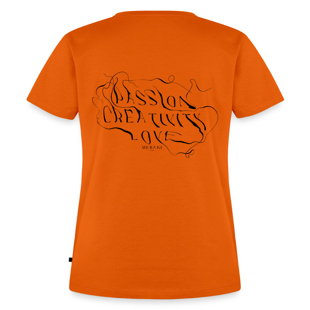 Frauen Premium T-Shirt - Orange 