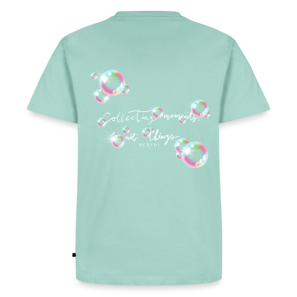 Männer Premium T-Shirt - Seifenblasen - Mint 