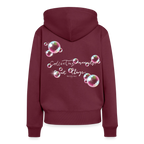 Frauen Premium Hoodie - Burgunderrot