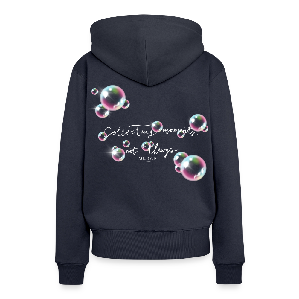 Frauen Premium Hoodie - Navy