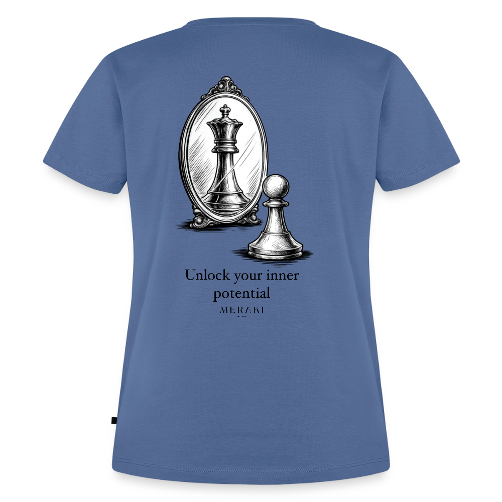 Frauen Premium T-Shirt - Taubenblau