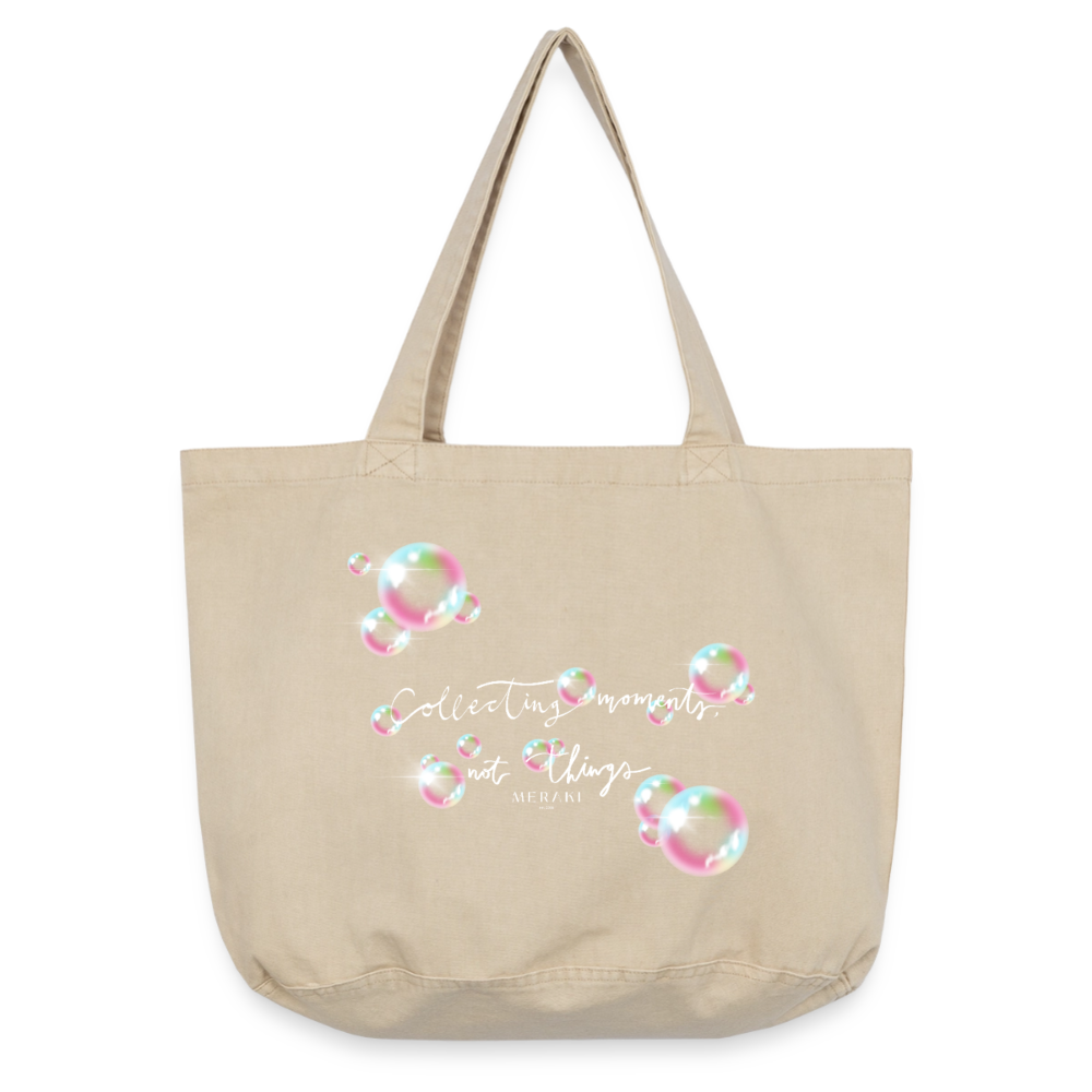 Vintage-Washed Shopper - Vintage Sand 