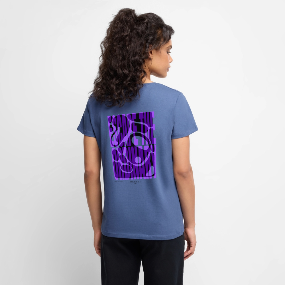 Frauen Premium T-Shirt - Taubenblau