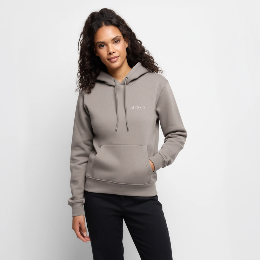 Frauen Premium Hoodie - Taupe