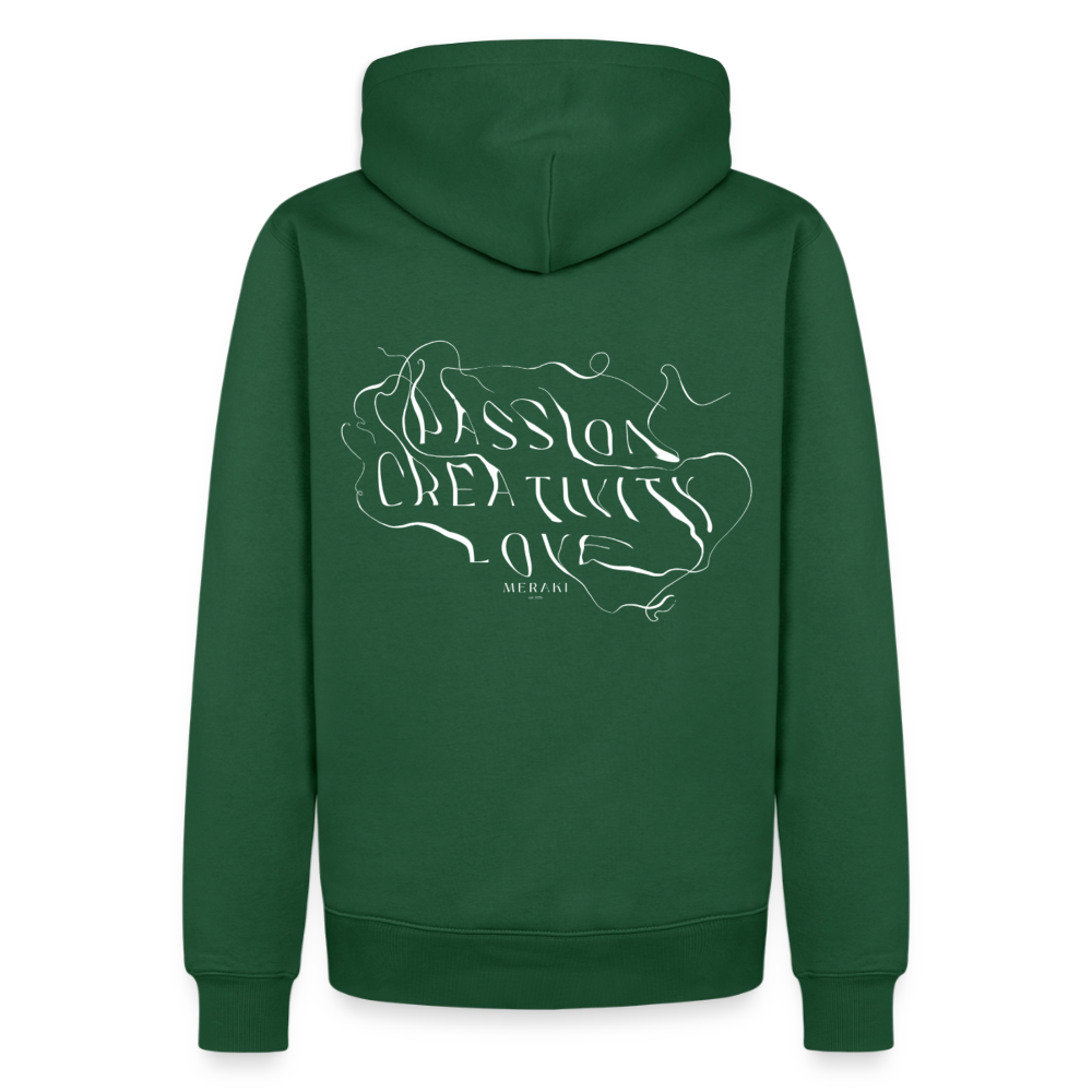 Männer Premium Hoodie - Flaschengrün