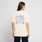 Oversized Heavyweight T-Shirt - Sommergefühle - Creme