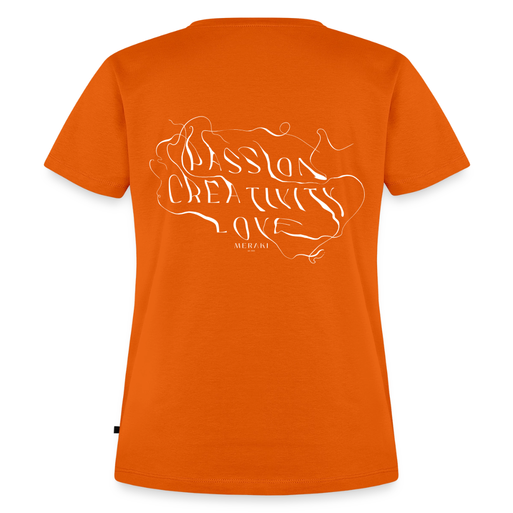 Frauen Premium T-Shirt - Orange 