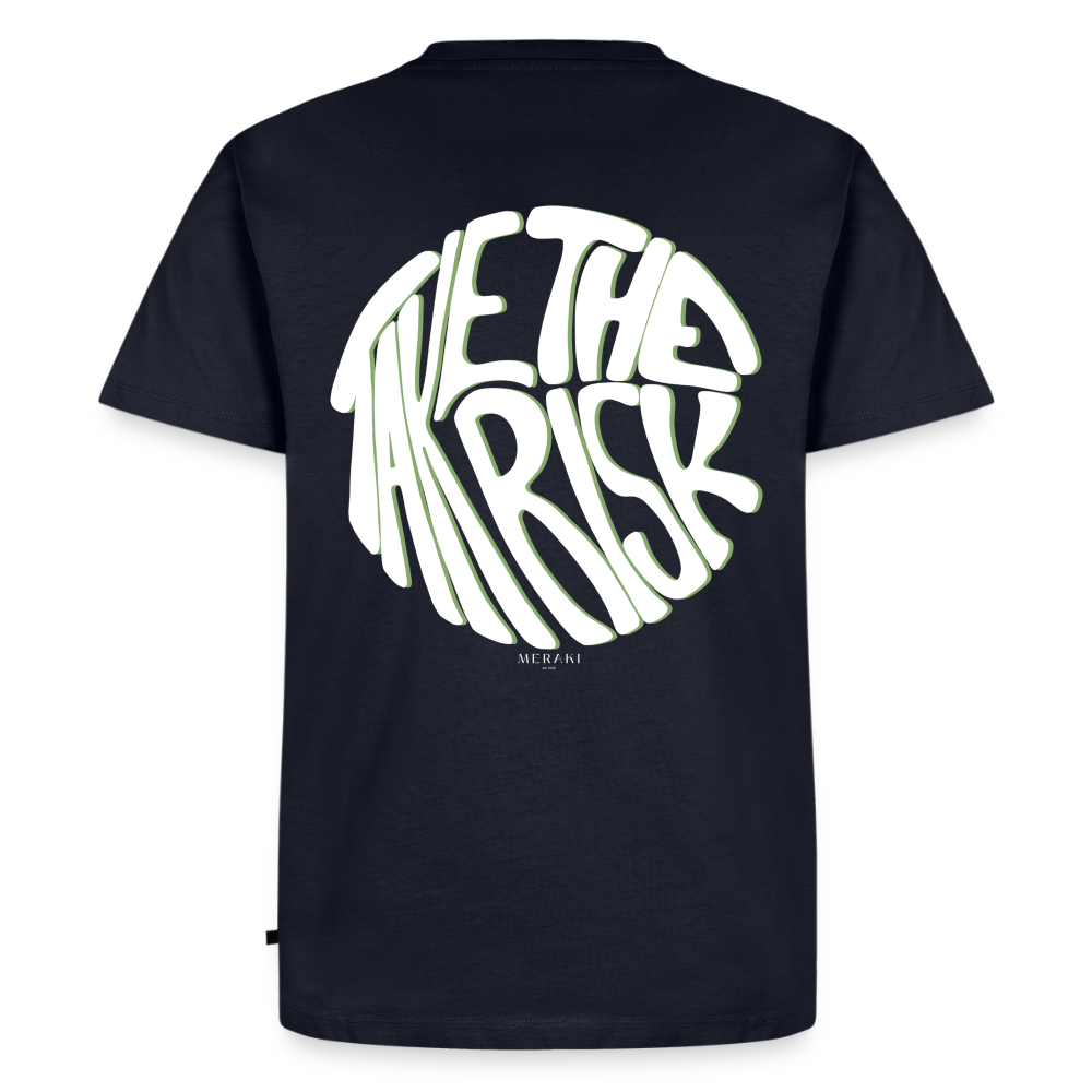 Männer Premium T-Shirt - TAKE THE RISK - Navy