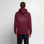 Männer Premium Hoodie - Burgunderrot