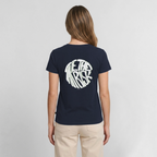 Frauen Bio-T-Shirt mit V-Ausschnitt von Stanley & Stella - Navy