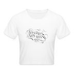 Frauen Cropped T-Shirt - Weiß