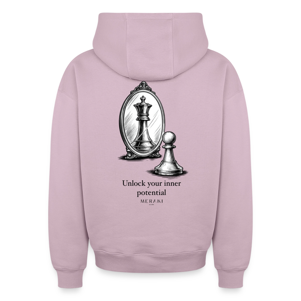 Oversized Heavyweight Hoodie - CHESS - Altrosa