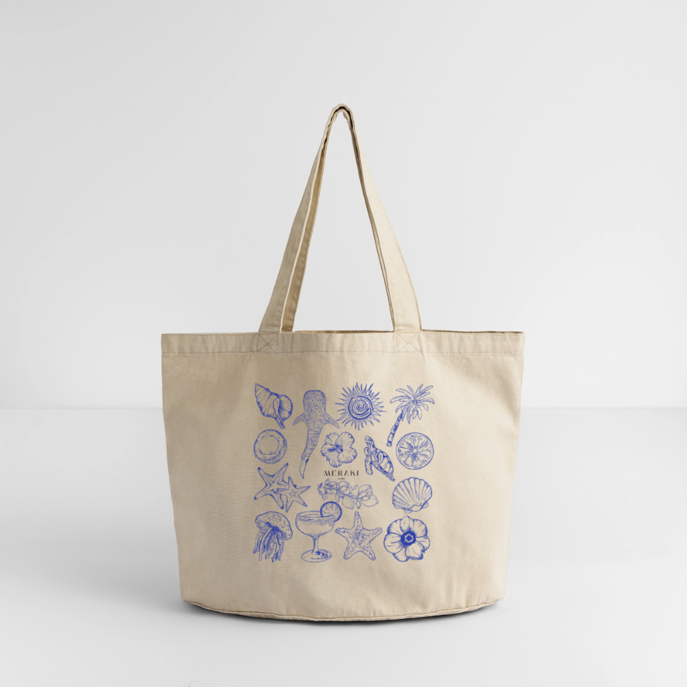 Vintage-Washed Shopper - Vintage Sand 