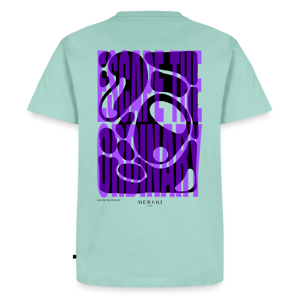 Männer Premium T-Shirt - ESCAPE THE ORDENARY - Mint 