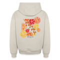 Oversized Heavyweight Hoodie - Orange Mood - Beige