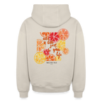 Oversized Heavyweight Hoodie - Orange Mood - Beige